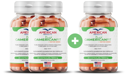 Compre 2 e leve 3 frascos de American Fit
